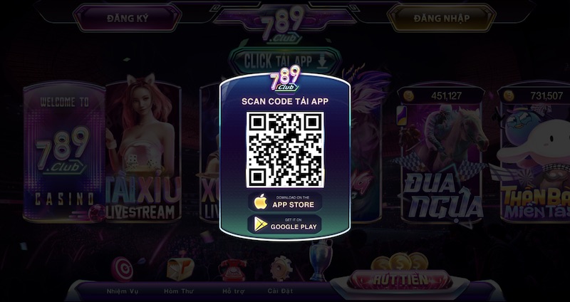 Tải game bài đổi thưởng tặng vốn - Chơi game mọi lúc mọi nơi 7 Hướng dẫn tải game bài đổi thưởng tại 789club